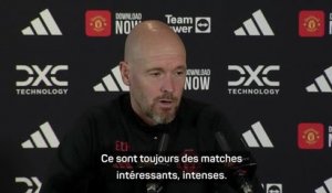 4e j. - Ten Hag : "Le public est toujours le grand gagnant de ce match"