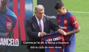 Barça - Cancelo : "Le meilleur club pour mon football"