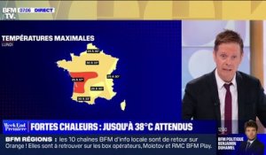 Vague de chaleur: où va-t-il faire le plus chaud ces prochains jours?