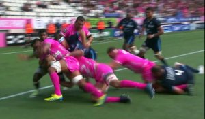 TOP 14 - Essai de Giovanni HABEL KUFFNER (SFP) - Stade Français Paris - Montpellier Hérault Rugby - Saison 2023-2024