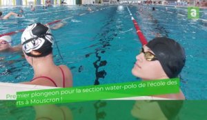Mouscron: premier plongeon pour la section water-polo de l'école des sports