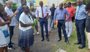 Ary Chalus en visite dans les lycées de Guadeloupe