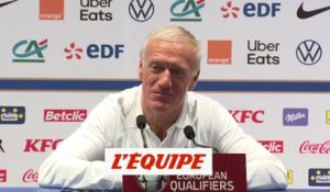 Deschamps sur le remplaçant de Konaté : «J'ai déjà décidé» - Foot - Qualif. Euro - Bleus