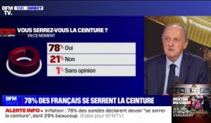 Inflation: 78% des Français déclarent devoir "se serrer la ceinture", selon un sondage Elabe/BFMTV