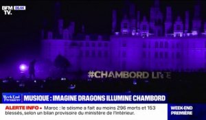Le château de Chambord transformé en salle de concert grandeur nature pour le show d'Imagine Dragons, devant près de 30.000 personnes