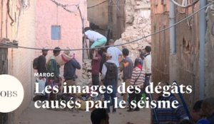 Séisme au Maroc : les premières images des dégâts causés par la catastrophe