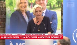 Marine Le Pen : «L’effondrement est généralisé»