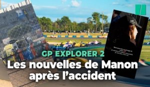 Manon Lanza donne de ses nouvelles après son accident au GP Explorer 2