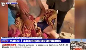 Séisme au Maroc: à Douzrou, les survivants soignés sous des tentes de fortune