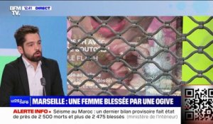 Marseille: une femme grièvement blessée par une ogive dans le 10e arrondissement, son pronostic vital est engagé