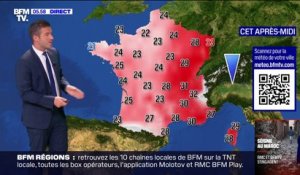 Des orages sur la moitié de la France et du soleil dans l'est, avec des températures qui baissent, comprises entre 21°C et 33°C... La météo de ce mardi 12 septembre