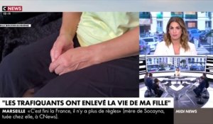 En larmes, la mère de Socayna, 24 ans, tuée par une balle perdue à Marseille, témoigne: "J’ai vu ma fille à terre dans une rivière de sang. Elle est partie, elle m'a laissée" - Regardez
