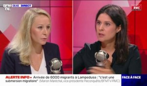 Arrivée de migrants à Lampedusa: "Il faut les renvoyer vers les ports d'origine" affirme Marion Maréchal ("Reconquête")
