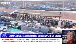 Lampedusa: les migrants dirigés vers la Sicile