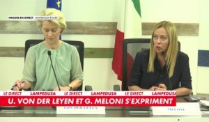 Giorgia Meloni : «Nous mettons en jeu le futur même de l'Europe [..] L'immigration clandestine est un défi essentiel»