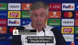 Ancelotti place Manchester City comme favori