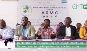[Vidéo] Déclaration de l'association des sourds muets du Gabon pour leur inclusion dans la transition
