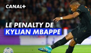 Kylian Mbappé ouvre le score sur penalty - PSG / Dortmund - Ligue des Champions