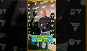 ZIDANE au lancement du jeu EA Sports FC 24