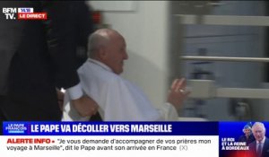Le pape François va décoller vers Marseille pour sa visite