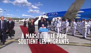 A Marseille le pape François soutient encore et toujours les migrants