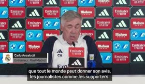 Real Madrid - Ancelotti : “Il ne faut pas tant de tout remettre en question”