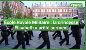 Prestation de serment de la Princesse Élisabeth à l'École Royale Militaire