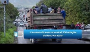 L'Arménie dit avoir recensé 42.500 réfugiés du Haut-Karabakh
