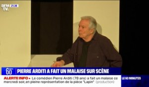 Le comédien Pierre Arditi a fait un malaise sur scène en pleine représentation de la pièce "Lapin"
