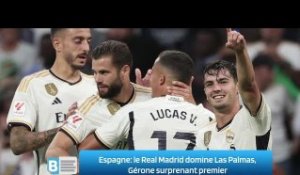 Espagne: le Real Madrid domine Las Palmas, Gérone surprenant premier