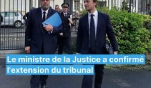 En visite à Brest, le ministre de la Justice annonce l'extension du tribunal