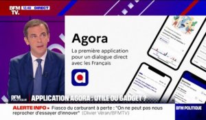 "Agora": Olivier Véran qu'un Français télécharge la nouvelle application "toutes les 20 secondes"
