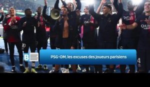PSG-OM, les excuses des joueurs parisiens