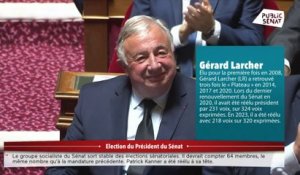 Gérard Larcher réélu président du Sénat