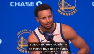 Warriors - Curry : "Nous sommes impatients de mettre tout cela en place avec Chris Paul"
