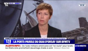 Français portés disparus en Israël: "Nous sommes en contact avec les autorités israéliennes, avec qui nous menons cette recherche", affirme Anne-Claire Legendre (Quai d'Orsay)