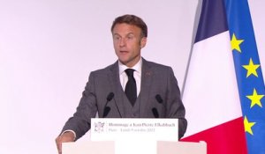 Emmanuel Macron: "Les interviews de Jean-Pierre Elkabbach entrèrent dans la légende de notre République"