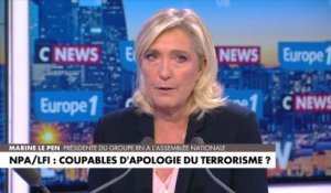 Marine Le Pen : «Je ne voudrais pas que l'arbre LFI cache la forêt des compromissions