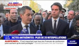 Actes antisémites en France: Gérald Darmanin évoque "une vingtaine d'interpellations"
