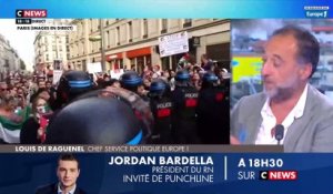 Malgré l'interdiction de la préfecture, une manifestation pro-palestiniennes se déroule en ce moment Place de la République à Paris