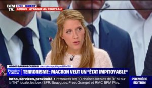 Arras: Emmanuel Macron souhaite que ses ministres "incarnent un État impitoyable envers tous ceux qui portent la haine"