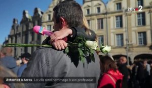 Les larmes et la colère à Arras après le meurtre de Dominique Bernard, Prof de Français