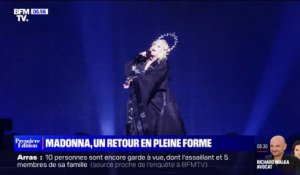 Madonna fait son retour sur scène en pleine forme, trois mois après son hospitalisation