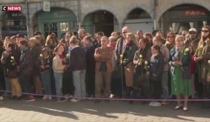 Arras : Émotions après le rassemblement en hommage au professeur décédé