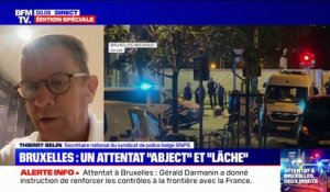 Attentat à Bruxelles: le suspect a été "identifié" mais "pas encore interpellé", selon Thierry Belin (secrétaire national du syndicat de police belge SNPS)