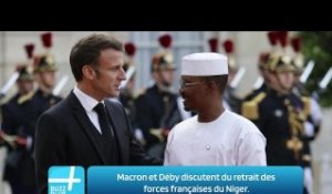 Macron et Déby discutent du retrait des forces françaises du Niger.