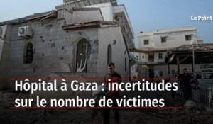 Hôpital à Gaza : incertitudes sur le nombre de victimes