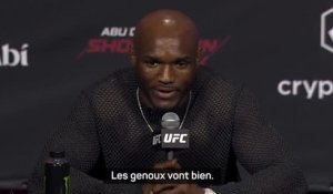 UFC 294 - Usman rassurant sur son état de santé : "Les genoux vont bien"