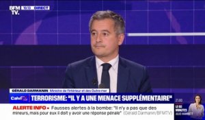 Menace terroriste: "Ça se passe bien ou mieux en France qu'ailleurs" affirme Gérald Darmanin