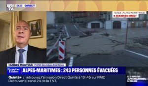 Tempête Aline: "On est très vigilant sur les vallées de la Roya, de la Tinée et de la Vésubie", affirme le préfet des Alpes-Maritimes